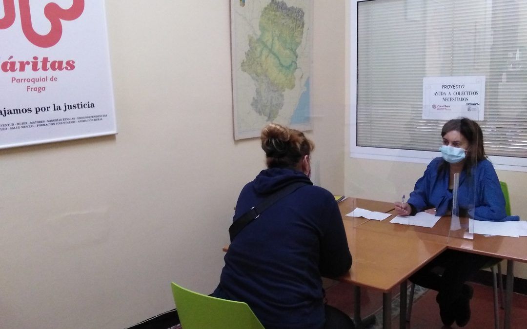 COLABORACIÓN DEL AYUNTAMIENTO DE FRAGA CON EL PROGRAMA DE ACOGIDA Y AYUDA A COLECTIVOS NECESITADOS
