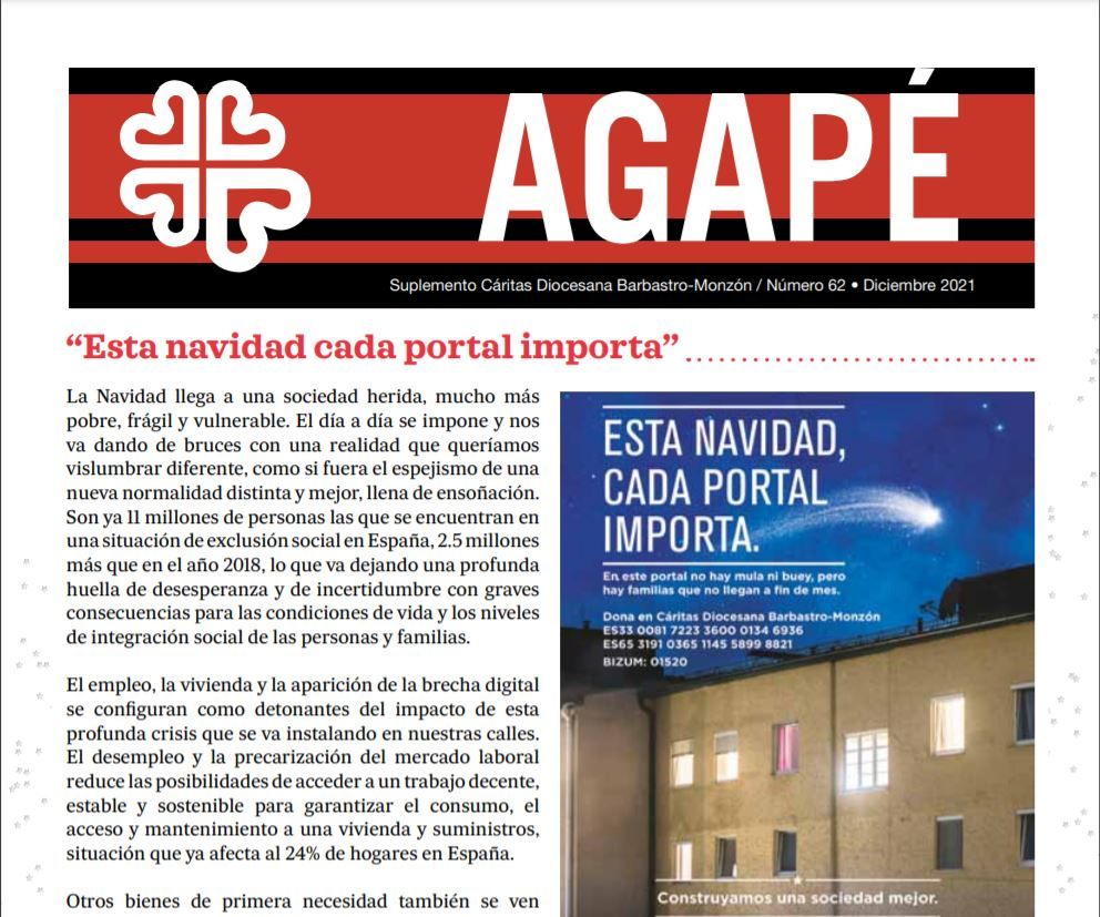 AGAPE DICIEMBRE 2021