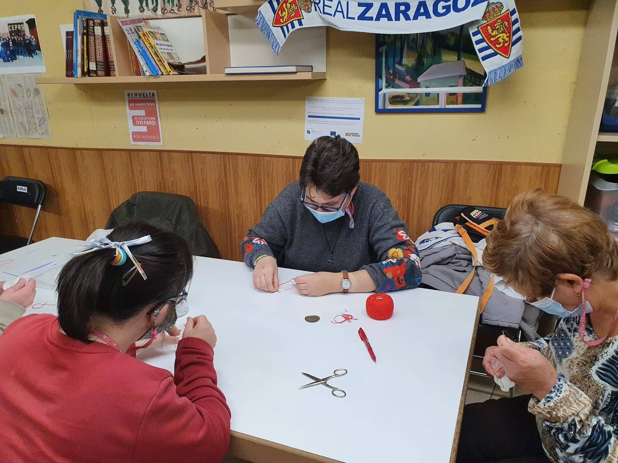 FINALIZA EL TALLER DE COSTURA EN EL CENTRO OCUPACIONAL NAZARET