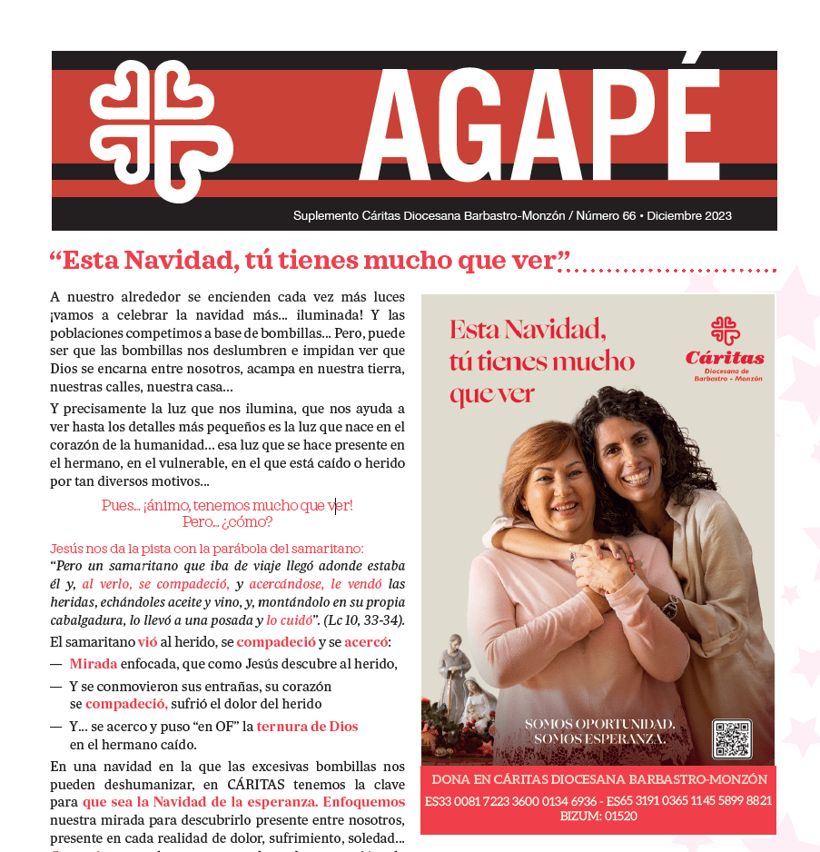 AGAPE DICIEMBRE 2023