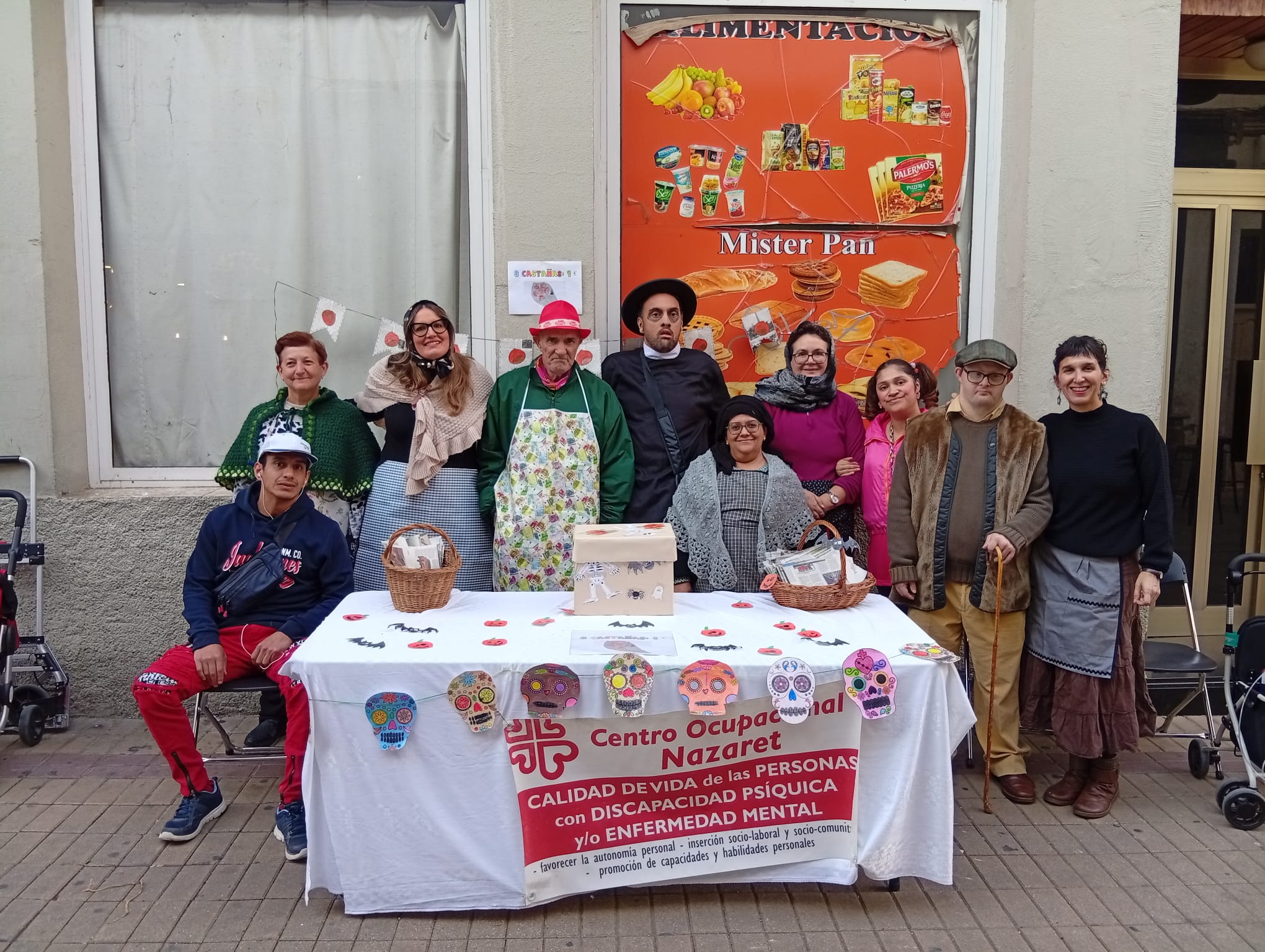 ¡Castañada solidaria en Binéfar!